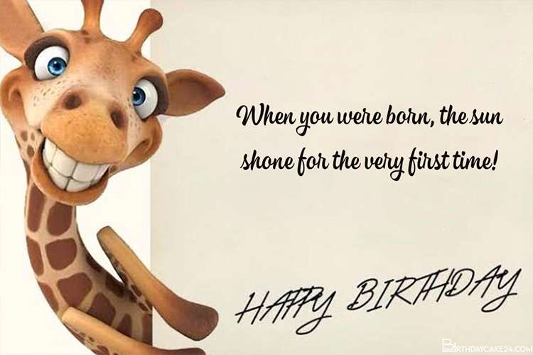 Detail Giraffe Happy Birthday Meme Nomer 34