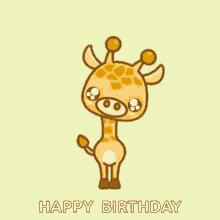 Detail Giraffe Happy Birthday Meme Nomer 53