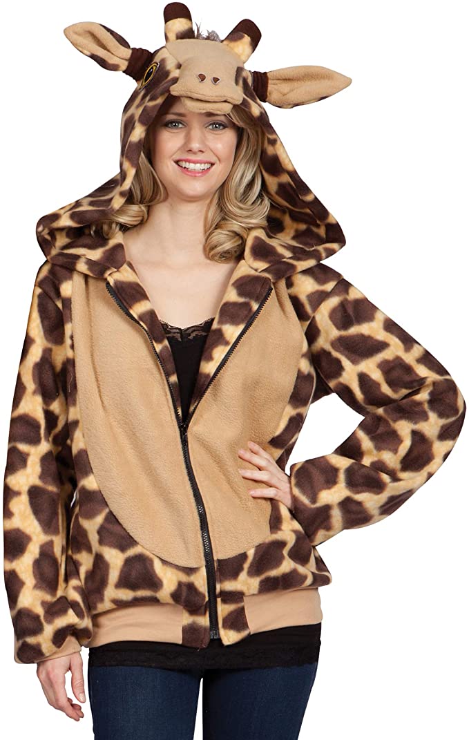 Detail Giraffe Hoodie With Ears Nomer 12