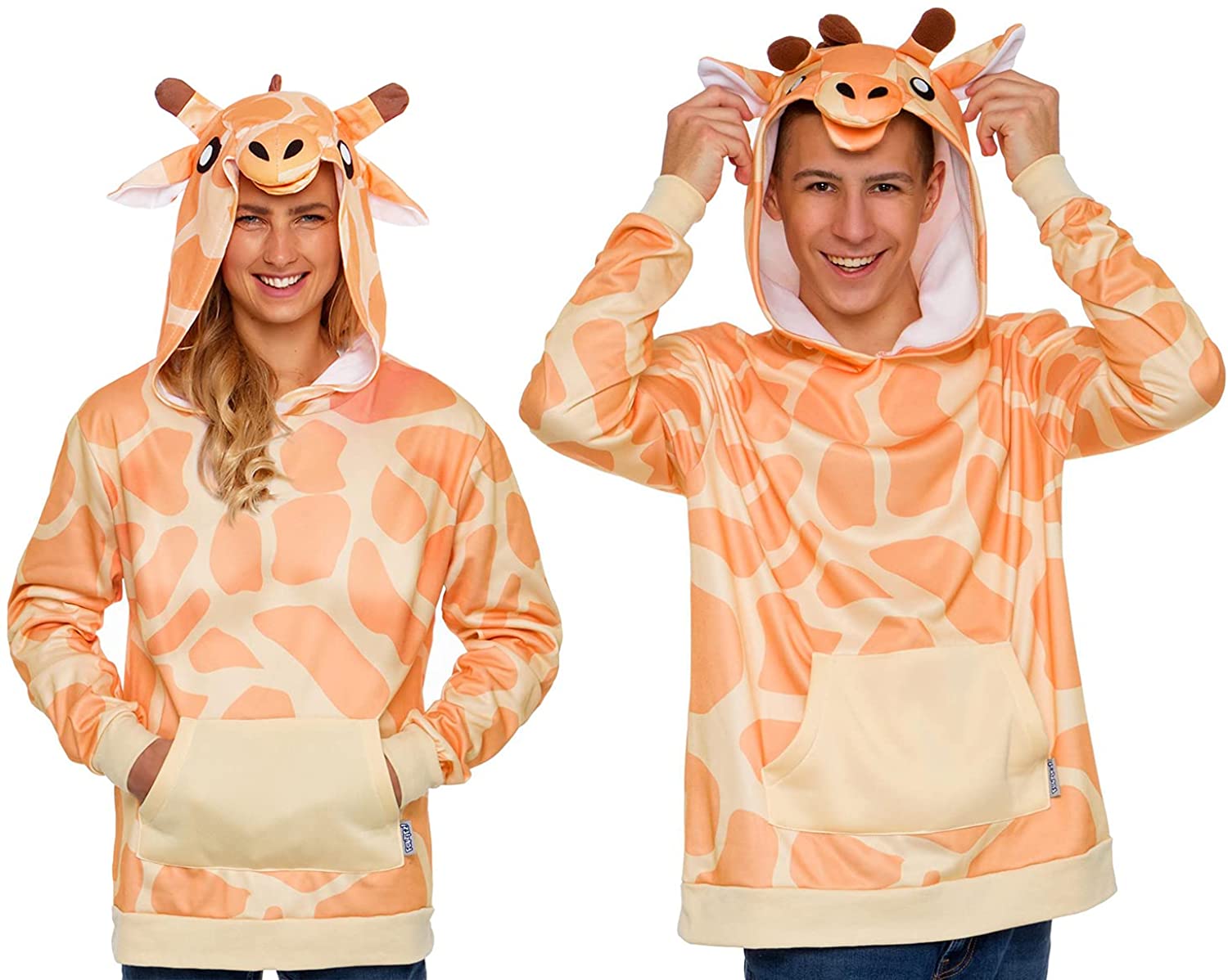 Detail Giraffe Hoodie With Ears Nomer 13