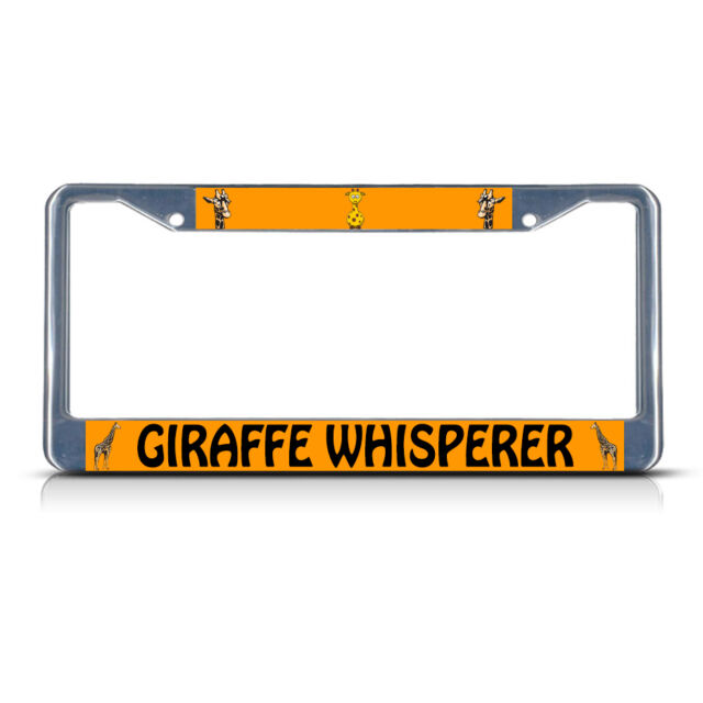 Detail Giraffe License Plate Frame Nomer 10