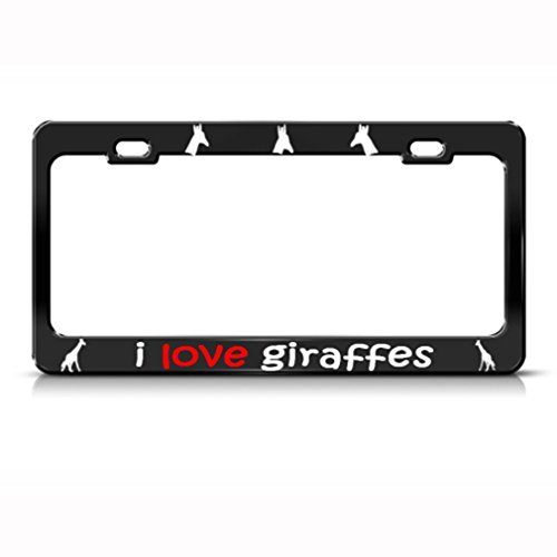 Detail Giraffe License Plate Frame Nomer 13