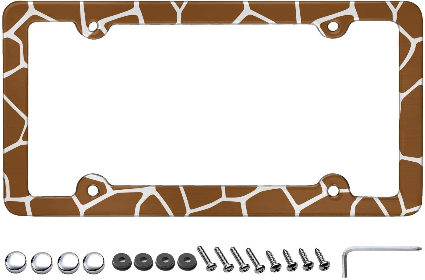 Detail Giraffe License Plate Frame Nomer 16