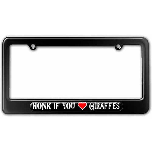 Detail Giraffe License Plate Frame Nomer 27