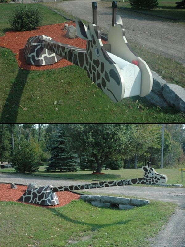 Detail Giraffe Mailbox Nomer 18