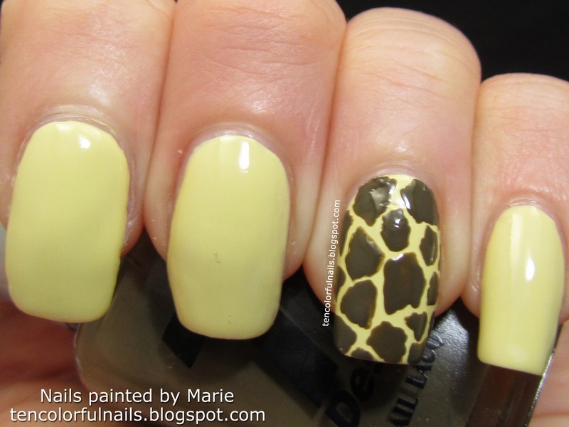 Detail Giraffe Nail Designs Nomer 29