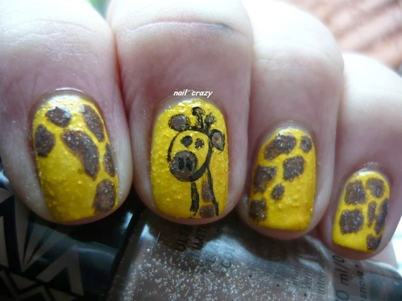 Detail Giraffe Nail Designs Nomer 42