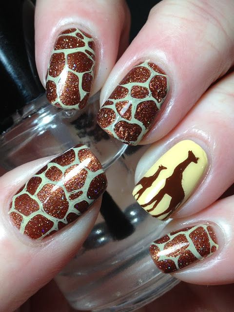 Giraffe Nails Designs - KibrisPDR