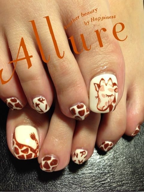 Detail Giraffe Nails Designs Nomer 15