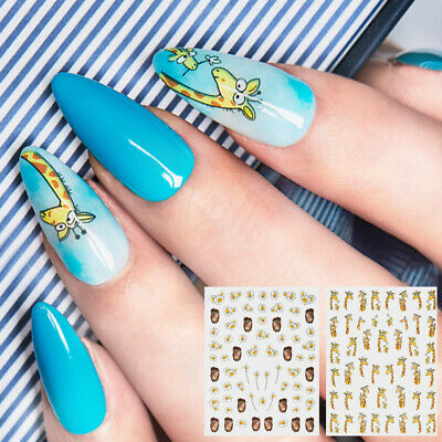 Detail Giraffe Nails Designs Nomer 45