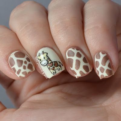 Detail Giraffe Nails Designs Nomer 7