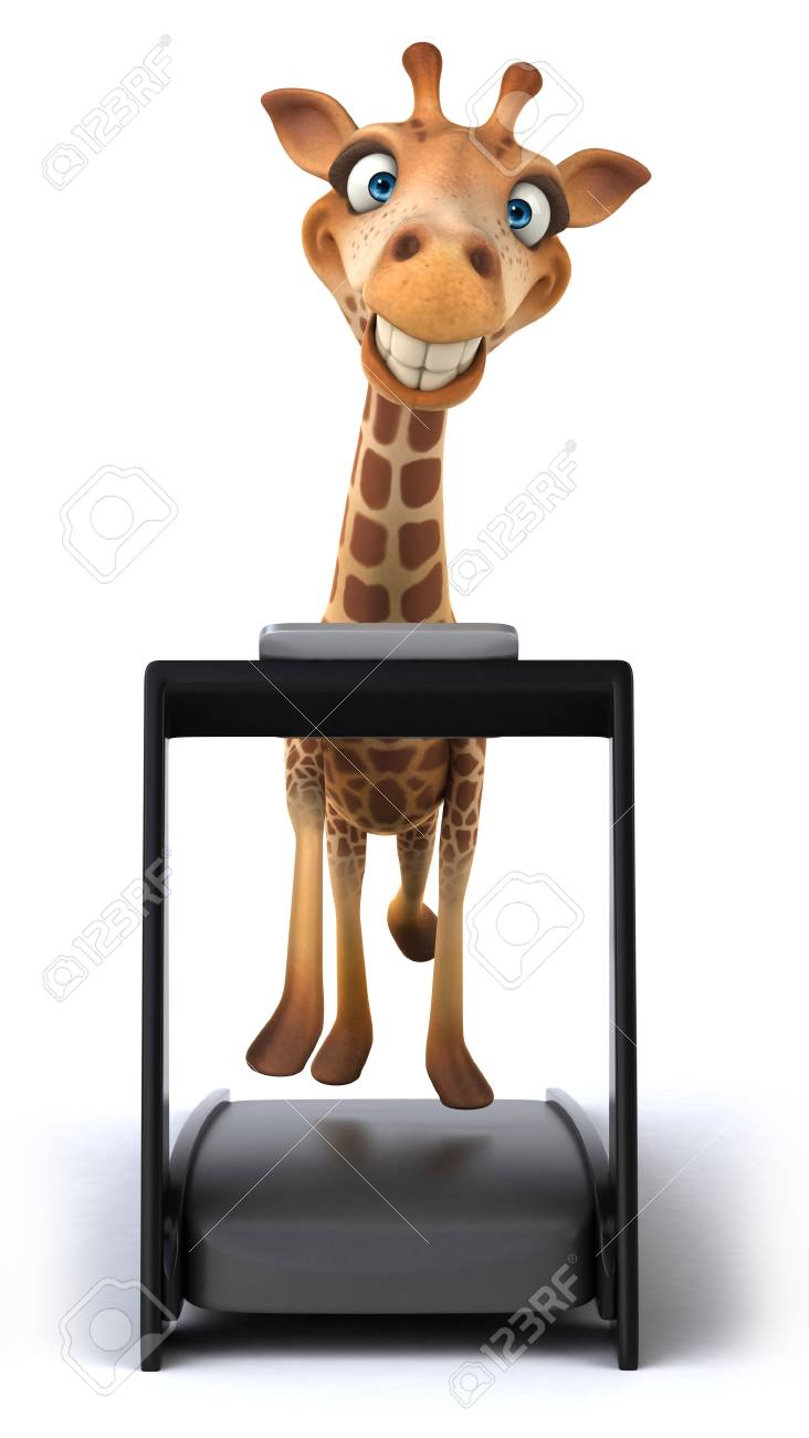 Detail Giraffe On A Treadmill Nomer 5