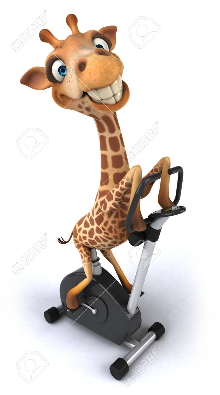 Detail Giraffe On A Treadmill Nomer 6