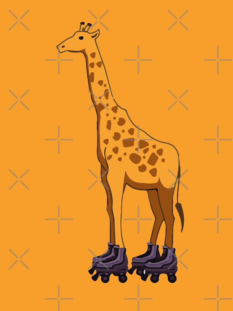 Detail Giraffe On Roller Skates Nomer 22