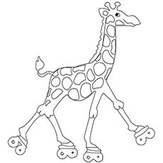 Detail Giraffe On Roller Skates Nomer 24