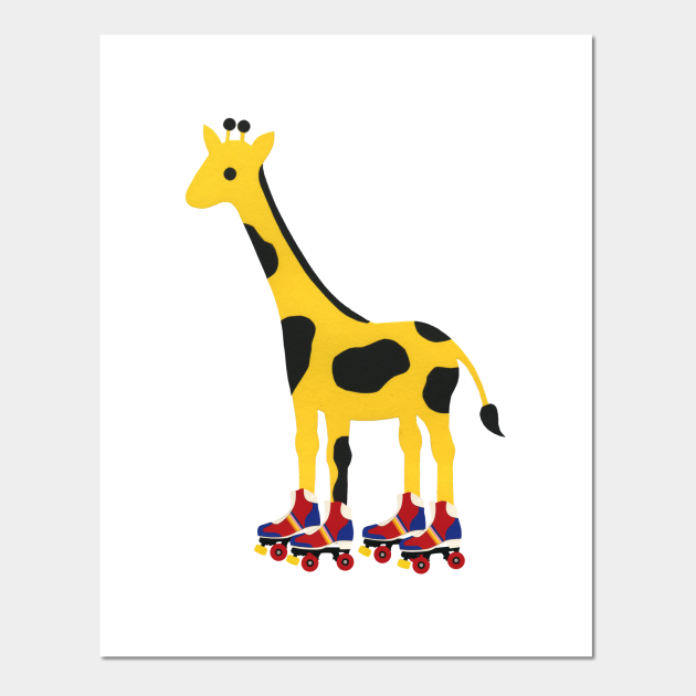 Detail Giraffe On Roller Skates Nomer 38