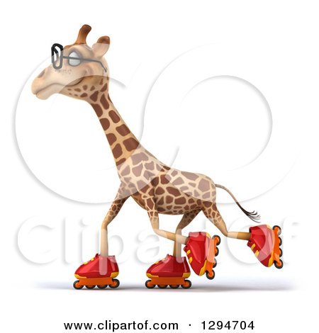Detail Giraffe On Roller Skates Nomer 57