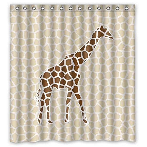 Detail Giraffe On Shark Shower Curtain Nomer 27