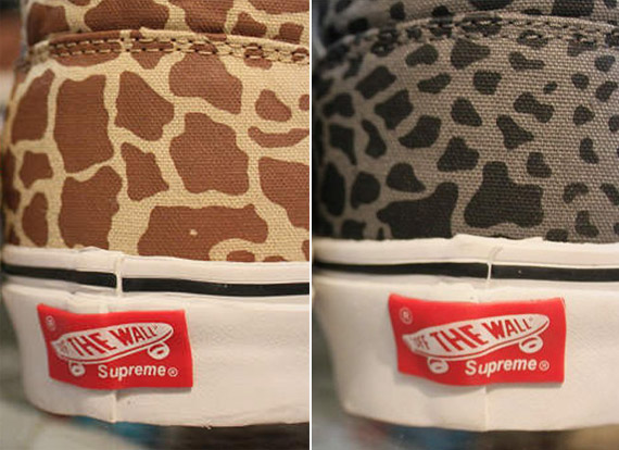 Detail Giraffe Print Vans Nomer 13