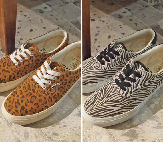 Detail Giraffe Print Vans Nomer 28