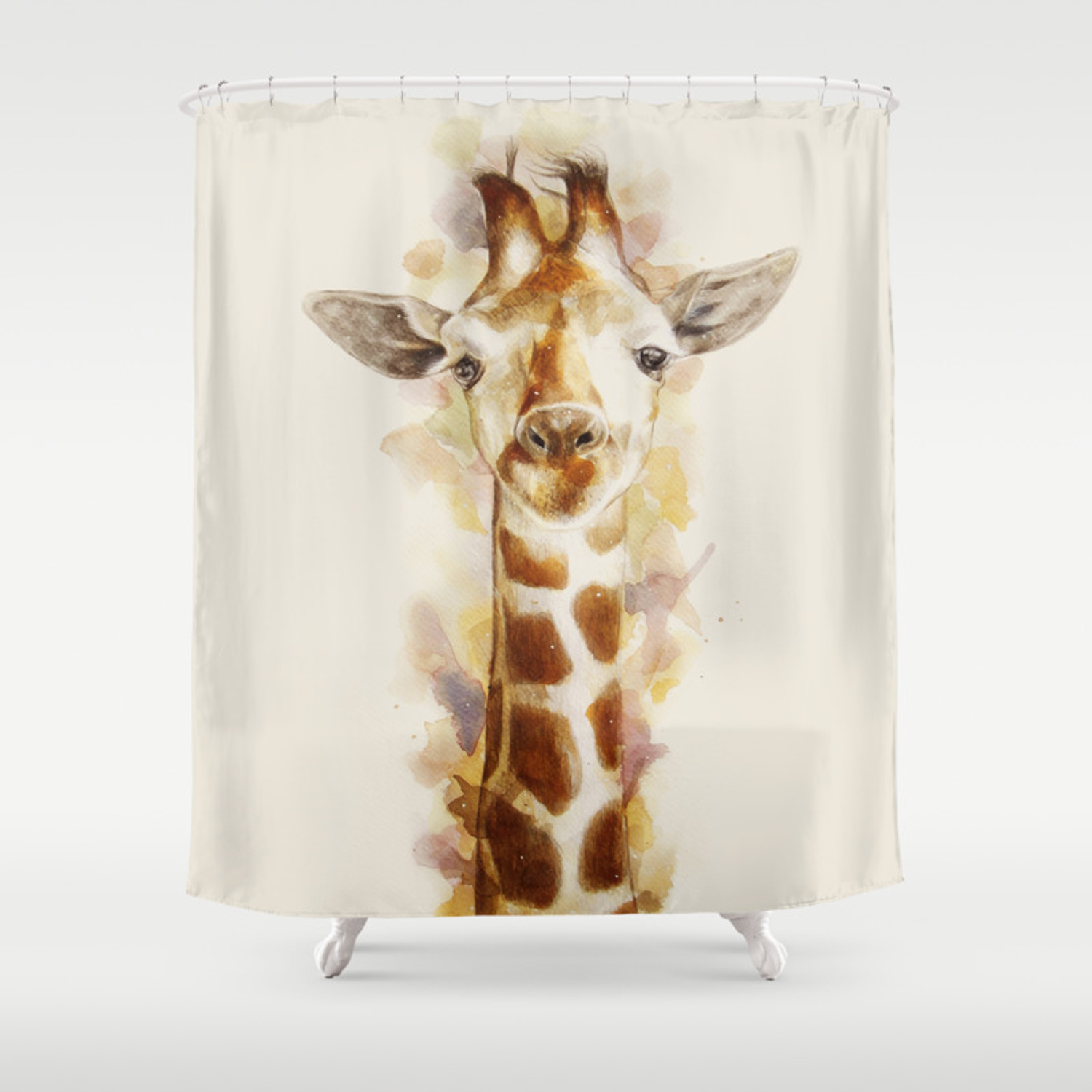 Detail Giraffe Shower Curtains Nomer 3