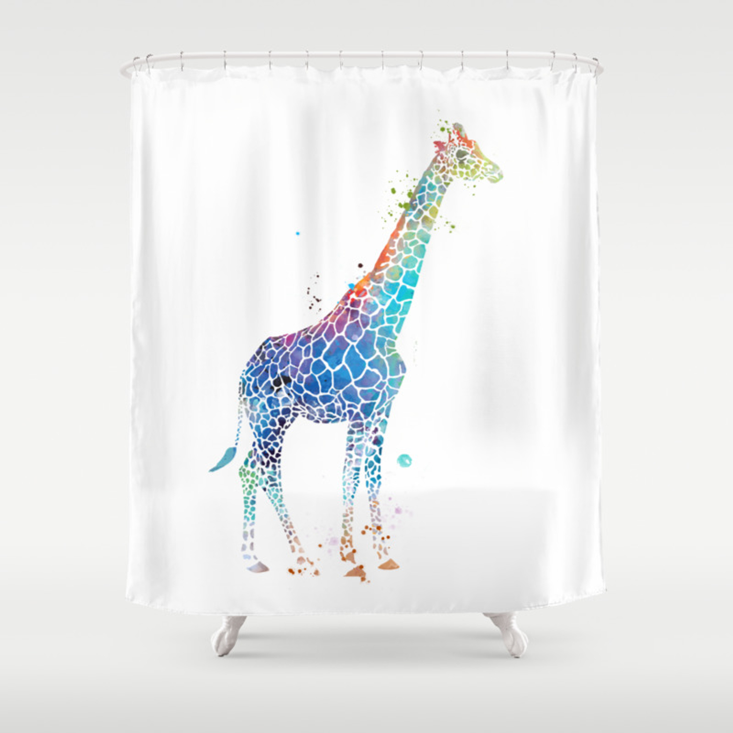 Detail Giraffe Shower Curtains Nomer 40