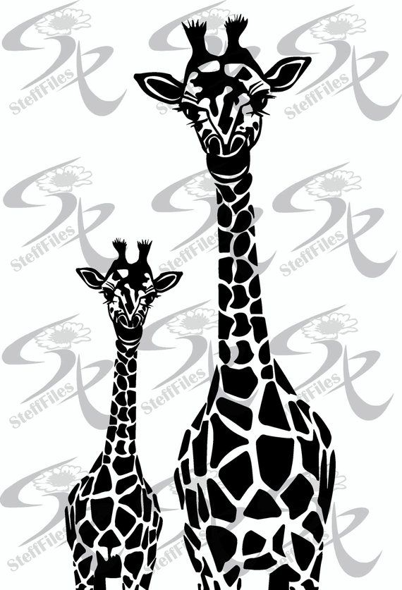 Detail Giraffe Silhouette Png Nomer 40