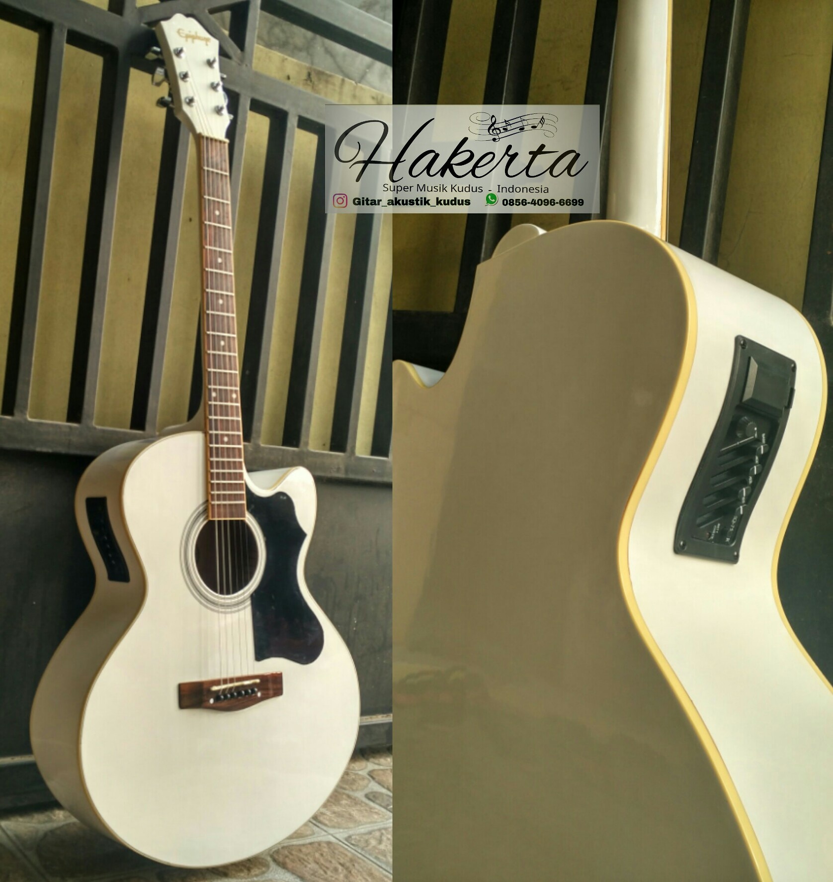 Detail Gitar Akustik Custom Nomer 13