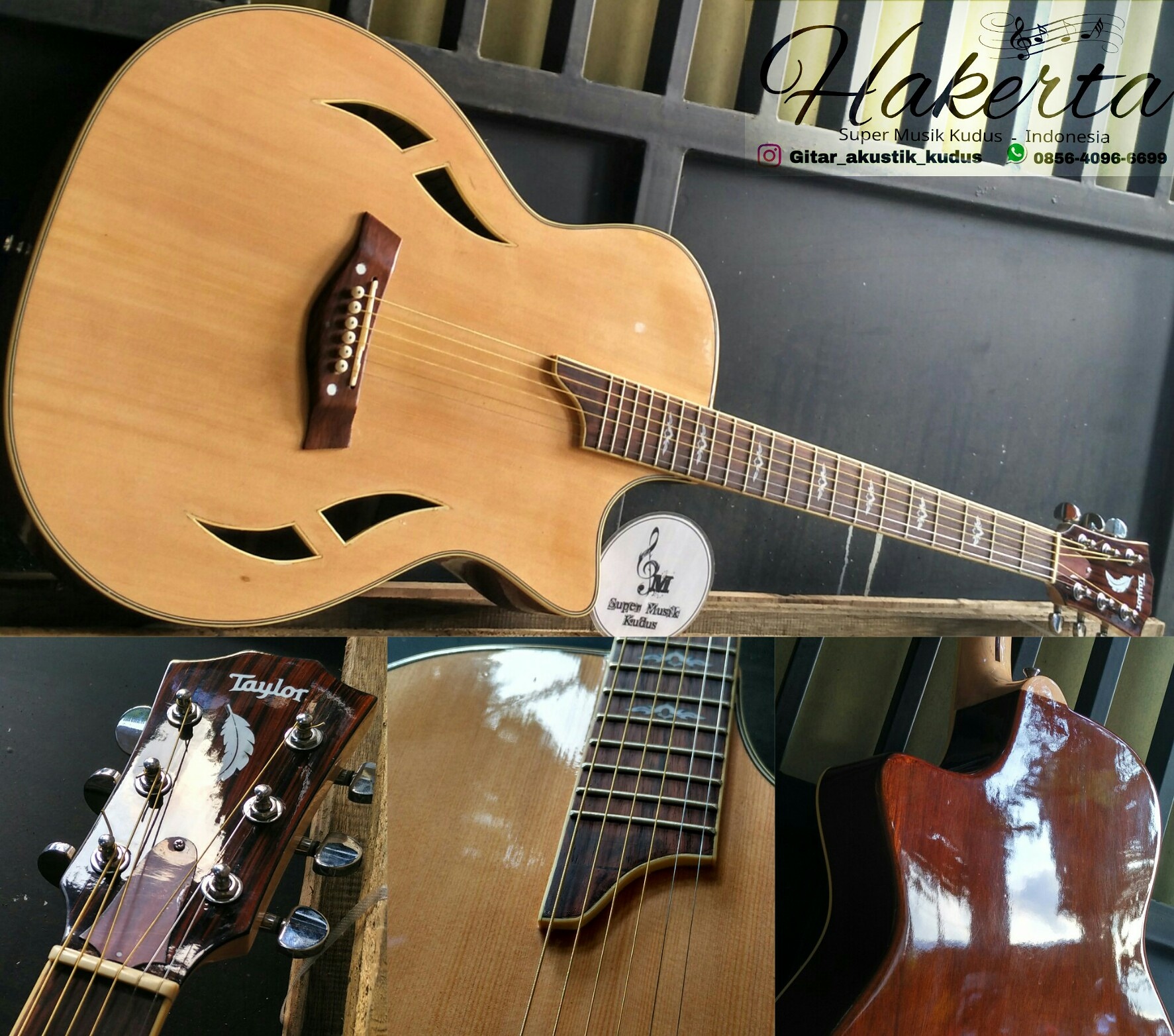 Detail Gitar Akustik Custom Nomer 18