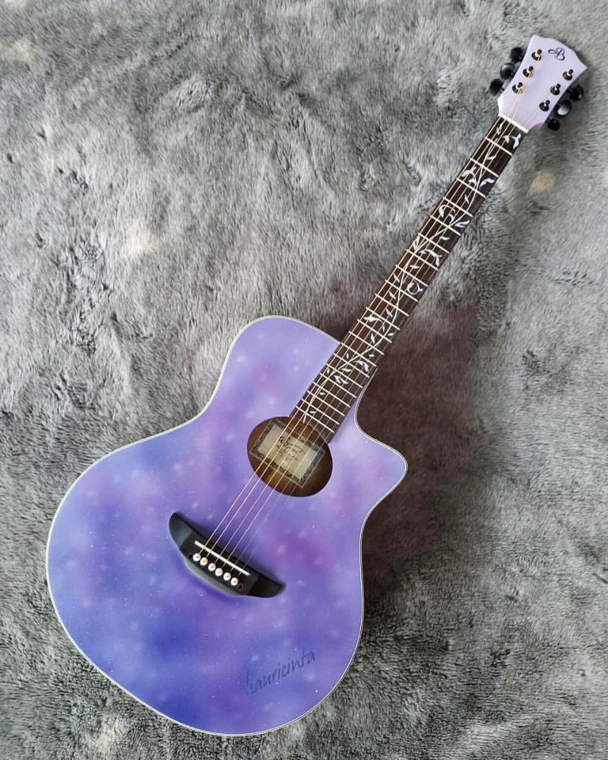 Detail Gitar Akustik Custom Nomer 33
