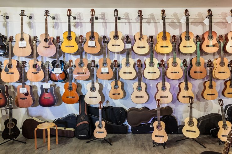 Detail Gitar Akustik Sedang Nomer 31