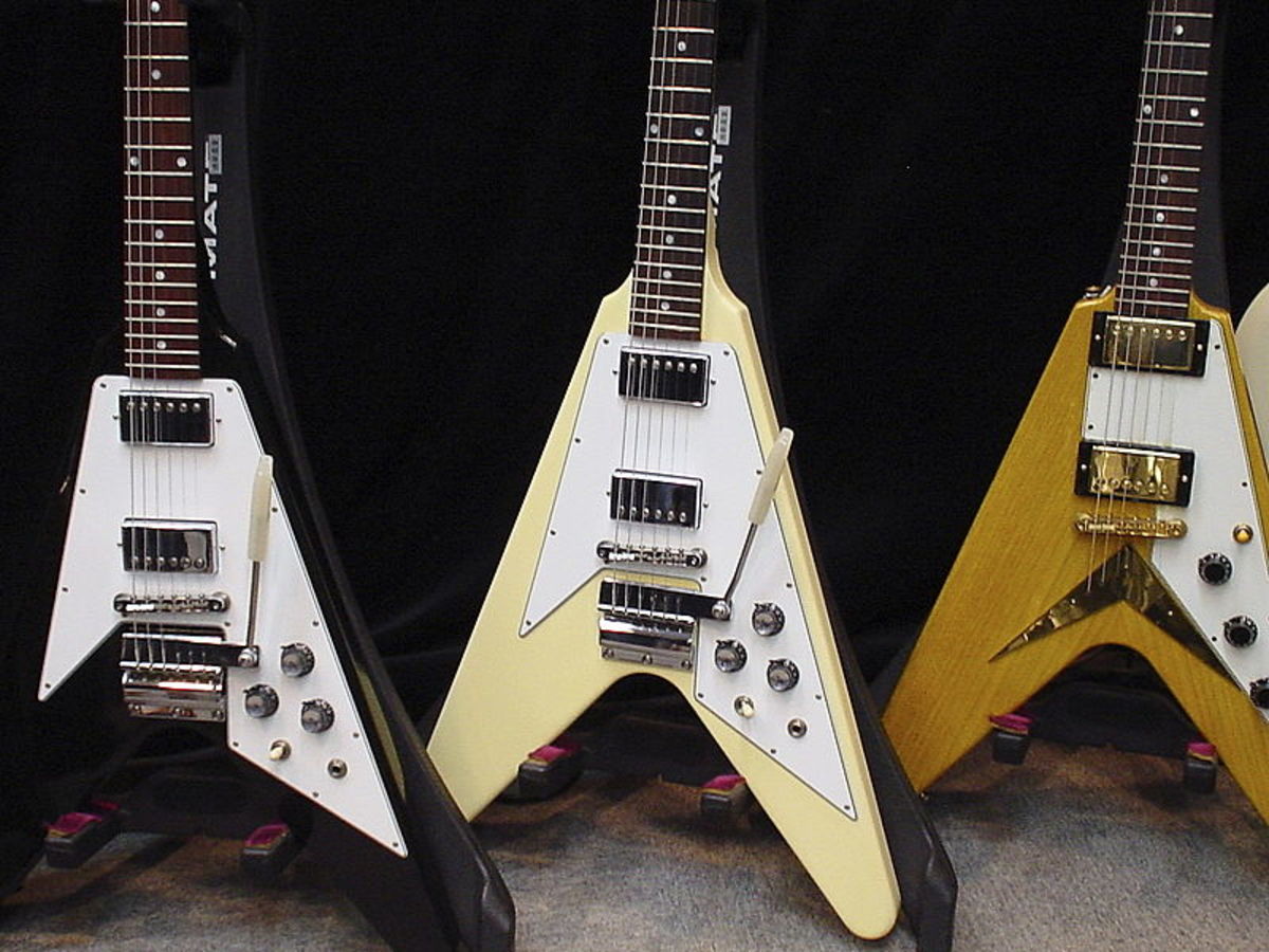 Detail Gitar Flying V Nomer 39