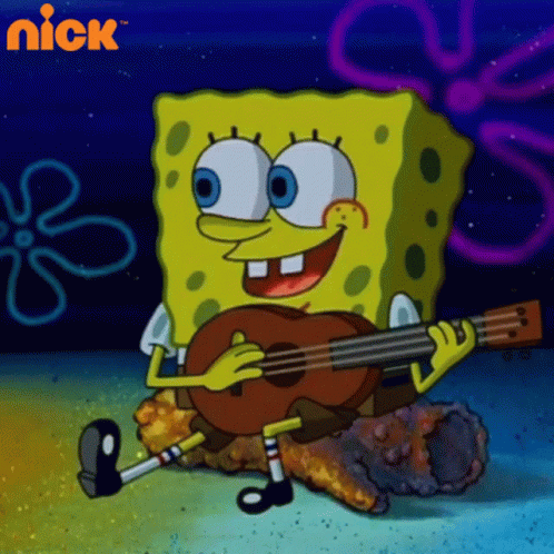 Detail Gitar Spongebob Nomer 11