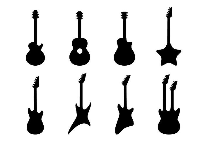 Detail Gitar Vector Png Nomer 54