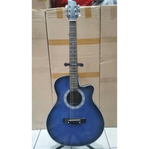 Detail Gitar Warna Biru Nomer 22