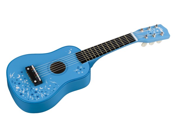 Detail Gitar Warna Biru Nomer 30