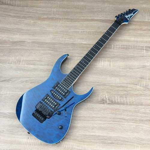 Detail Gitar Warna Biru Nomer 44