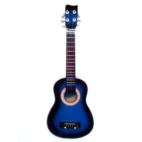 Detail Gitar Warna Biru Nomer 6