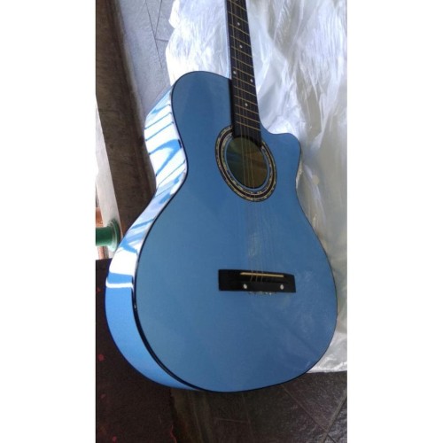 Detail Gitar Warna Biru Nomer 10