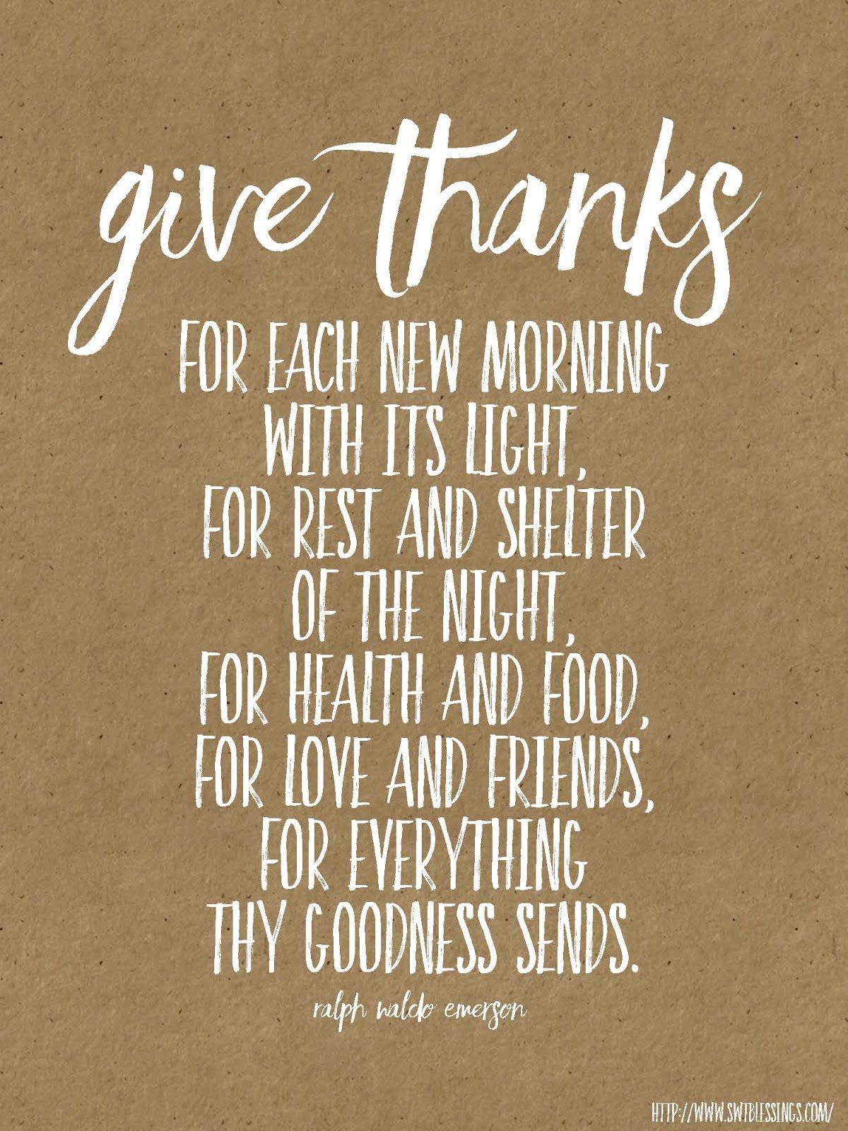 Give Thanks Quotes - KibrisPDR