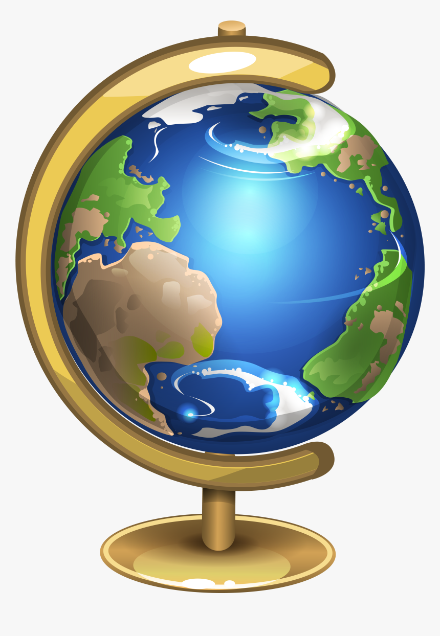 Detail Globe Clipart Transparent Background Nomer 9