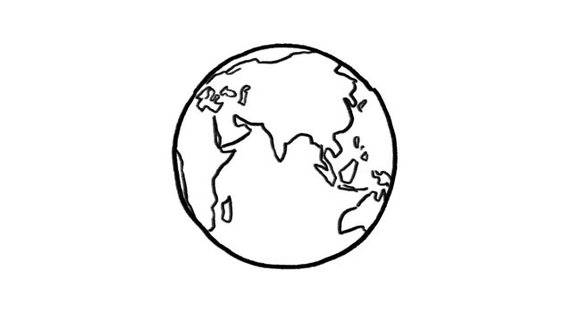 Detail Globe Hitam Putih Nomer 21