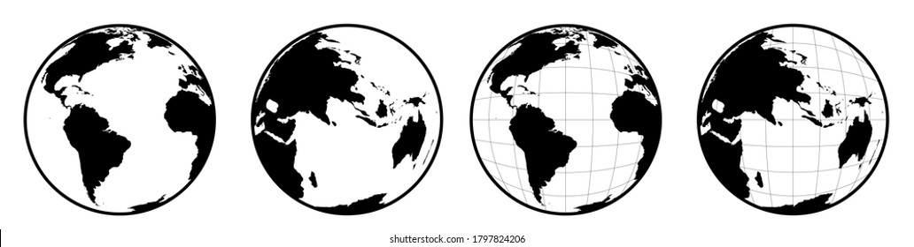 Detail Globe Hitam Putih Nomer 41