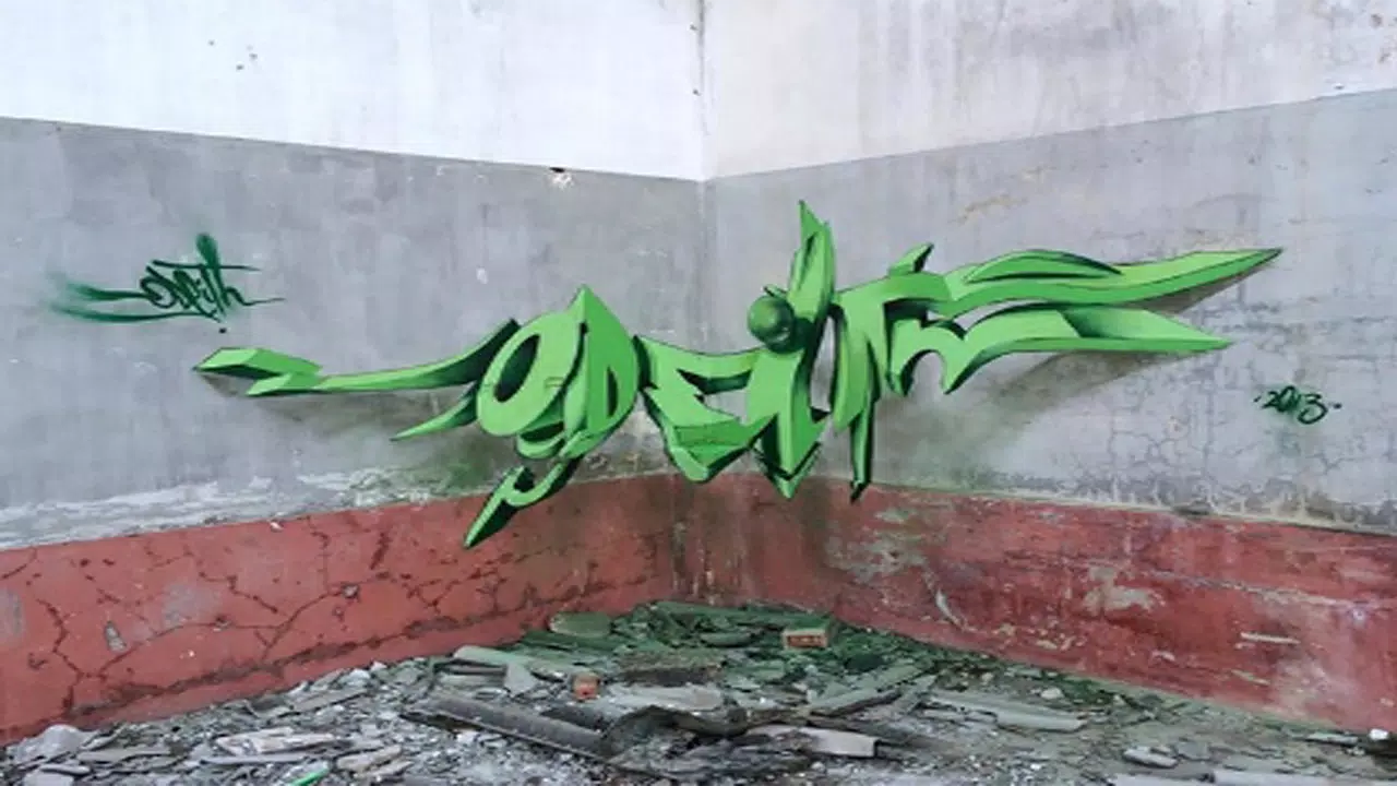 Detail 1 Graffiti 3d Nomer 41