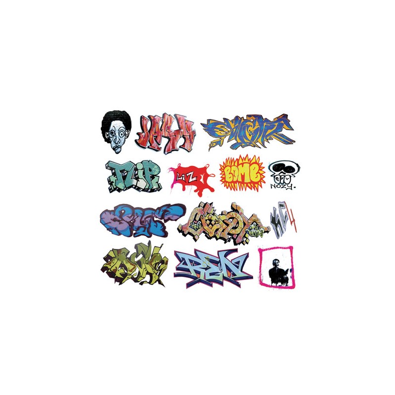 Detail 28mm Graffiti Decals Nomer 16