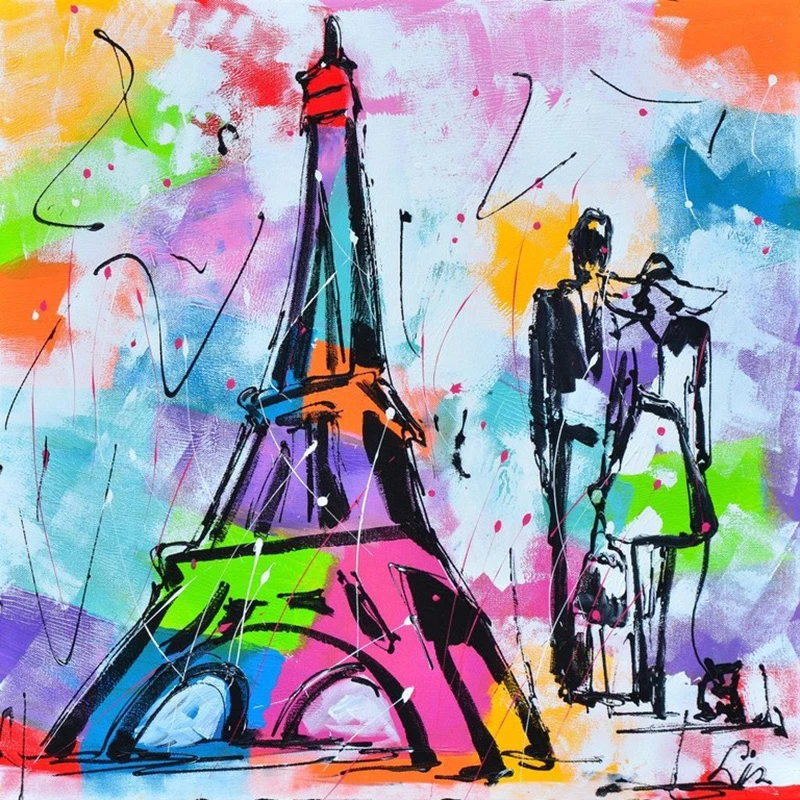 Detail 3d Eiffel Tower Graffiti Nomer 27