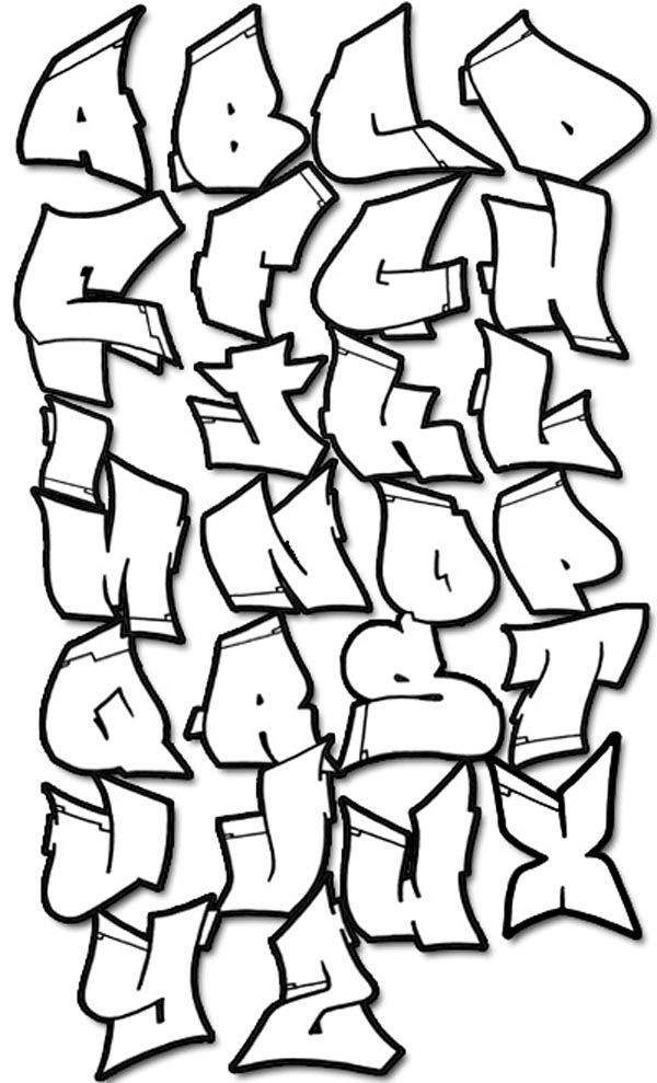 Detail 3d Graffiti Alphabet Bubble Nomer 13
