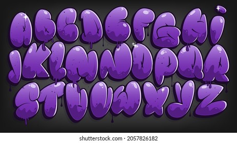 Detail 3d Graffiti Alphabet Bubble Nomer 19