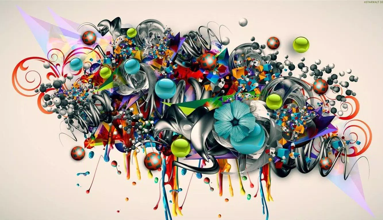 Detail 3d Graffiti Background Nomer 22