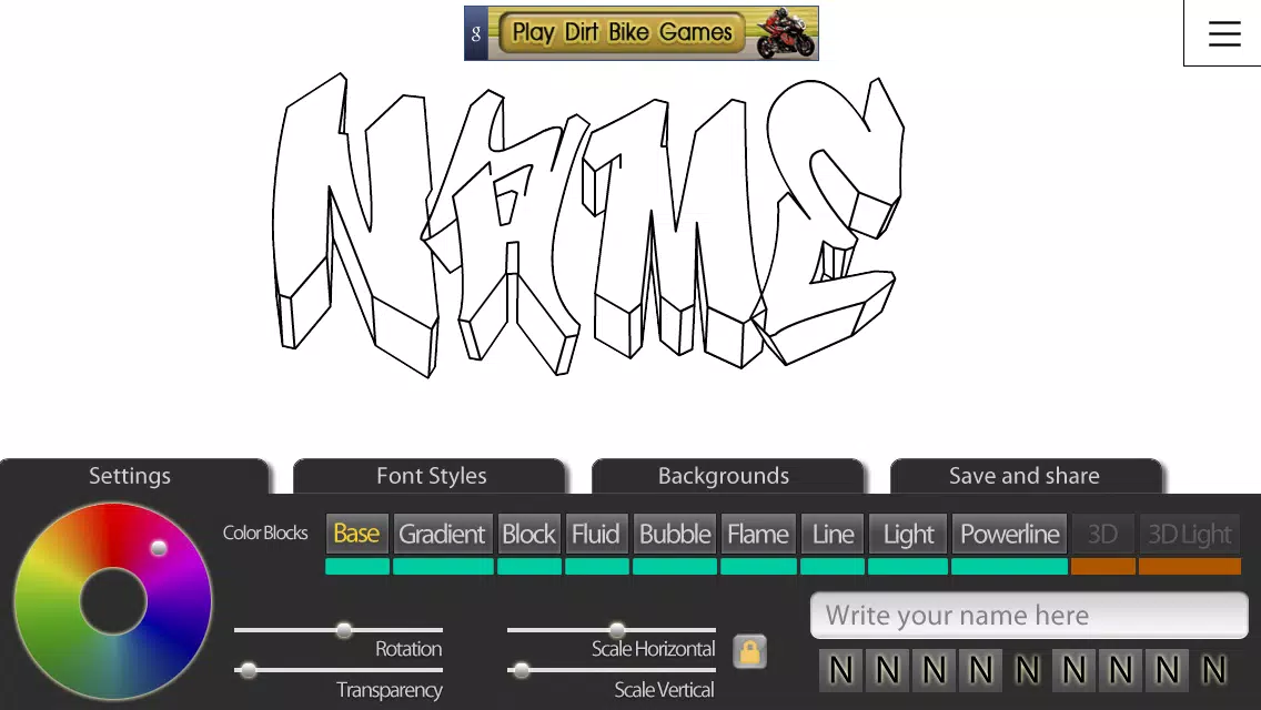 Detail 3d Graffiti Creator Nomer 23